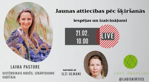 Read more about the article Video: “Jaunas attiecības pēc šķiršanās – iespējas un izaicinājumi”. Saruna ar Laimu Pastori. #6
